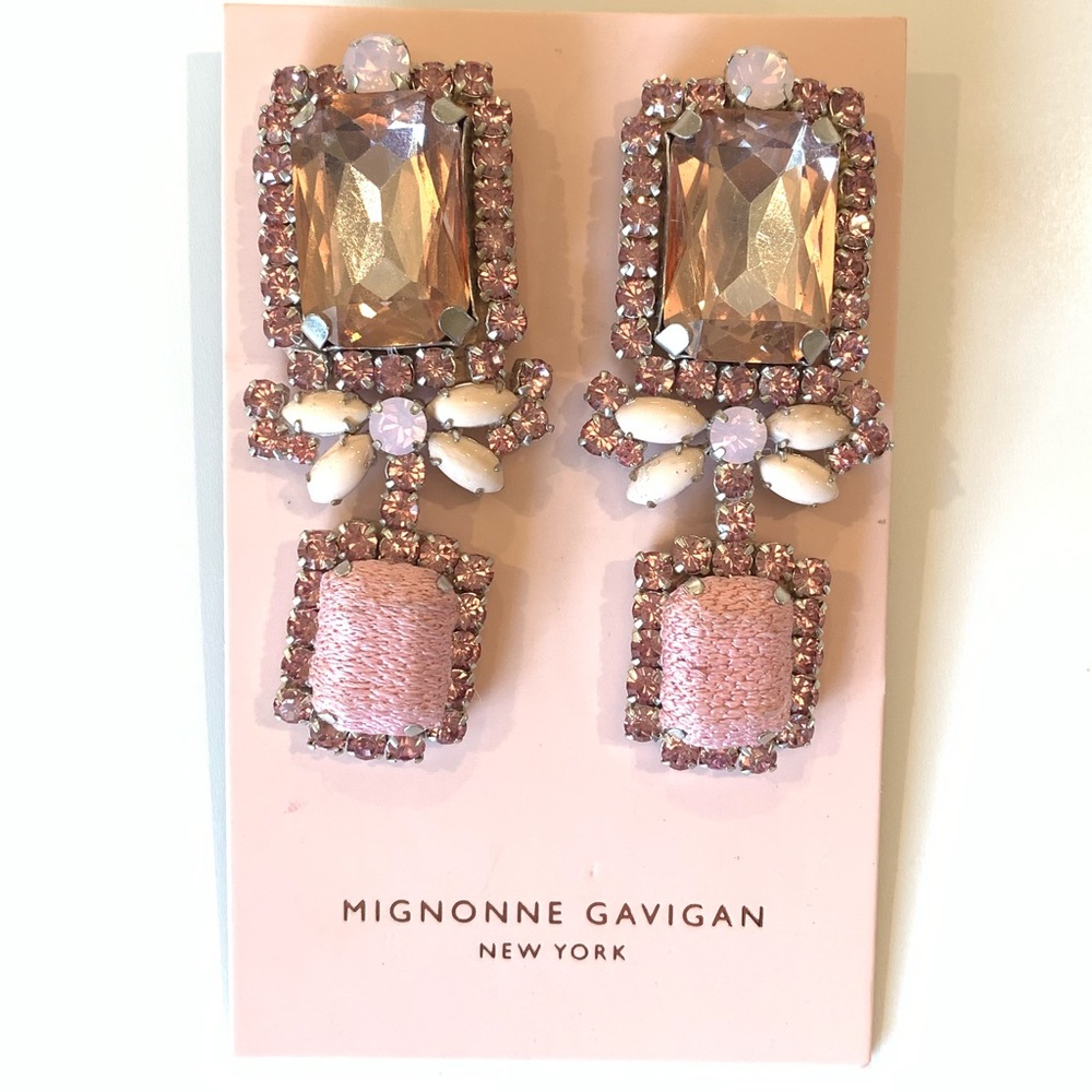 Mignonne Gavigan Isabella pink earrings